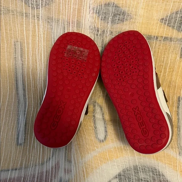 Geox Kids' Sneakers in Brown and Red - Picture 3 of 5